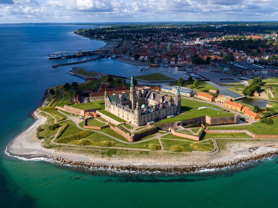 Kronborg set fra oven. Foto: Thomas Rafn-Larsen.